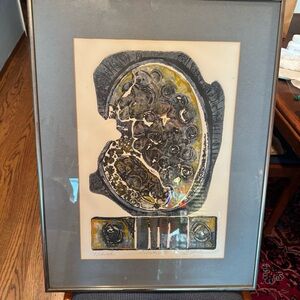 Abstract print Rebirth, 3rd stage by D Anderson